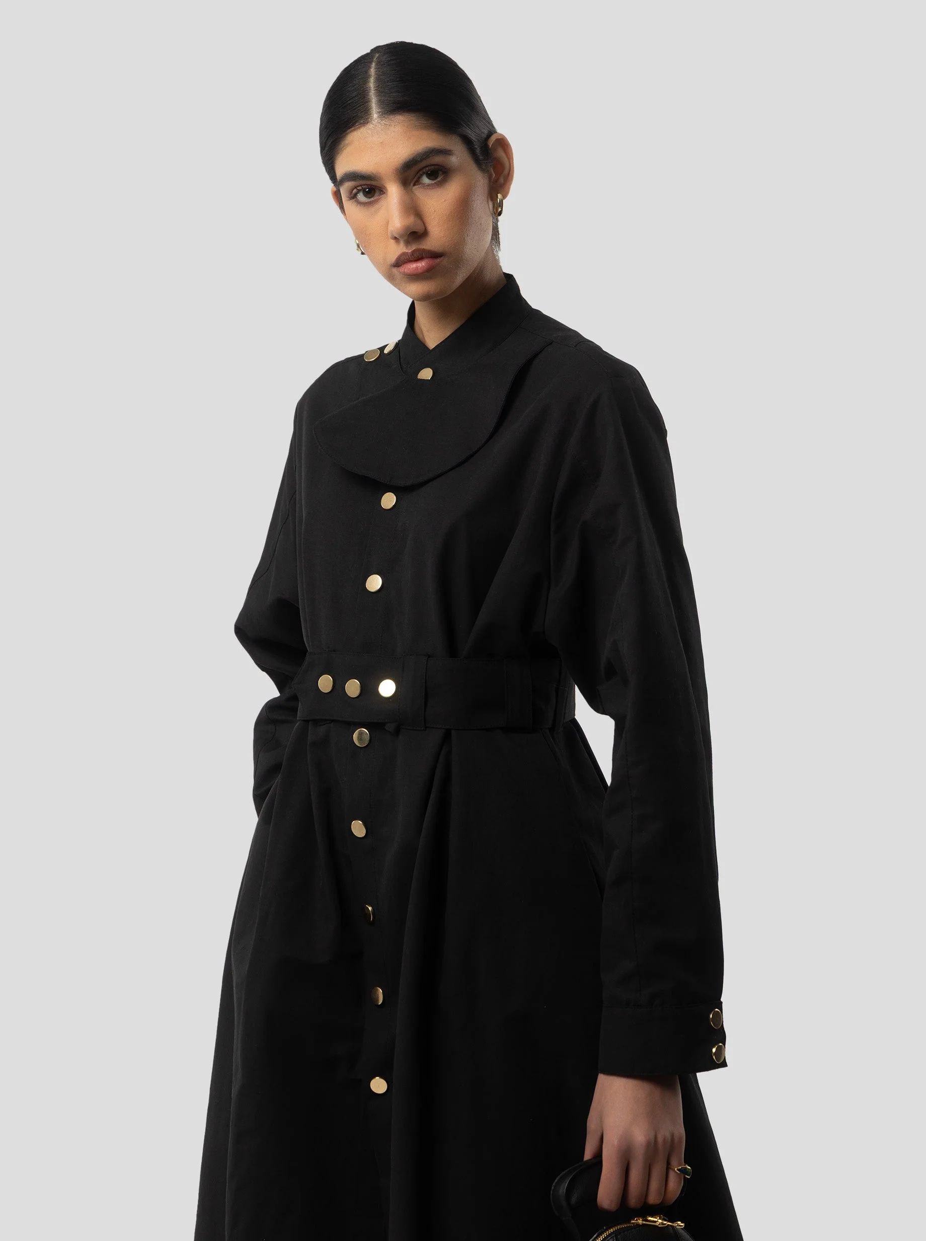 Kurtis Dress in Black Technical Fabric - Image 6