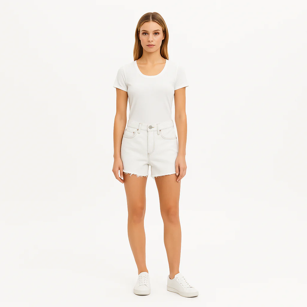 Short Le Brigette Raw - Chalked