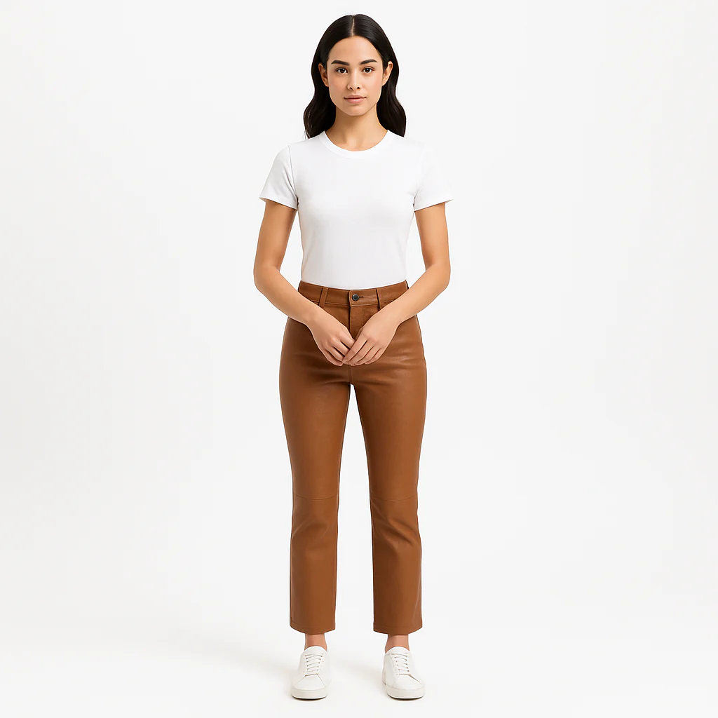 Pantalon Le Crop Mini Boot - Tobacco - Image 2