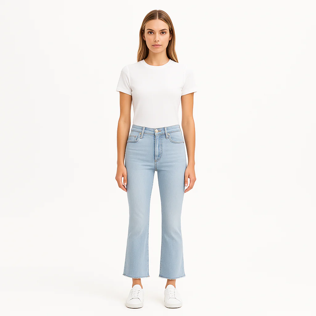 Pantalon Le Crop Mini Boot Raw - Division
