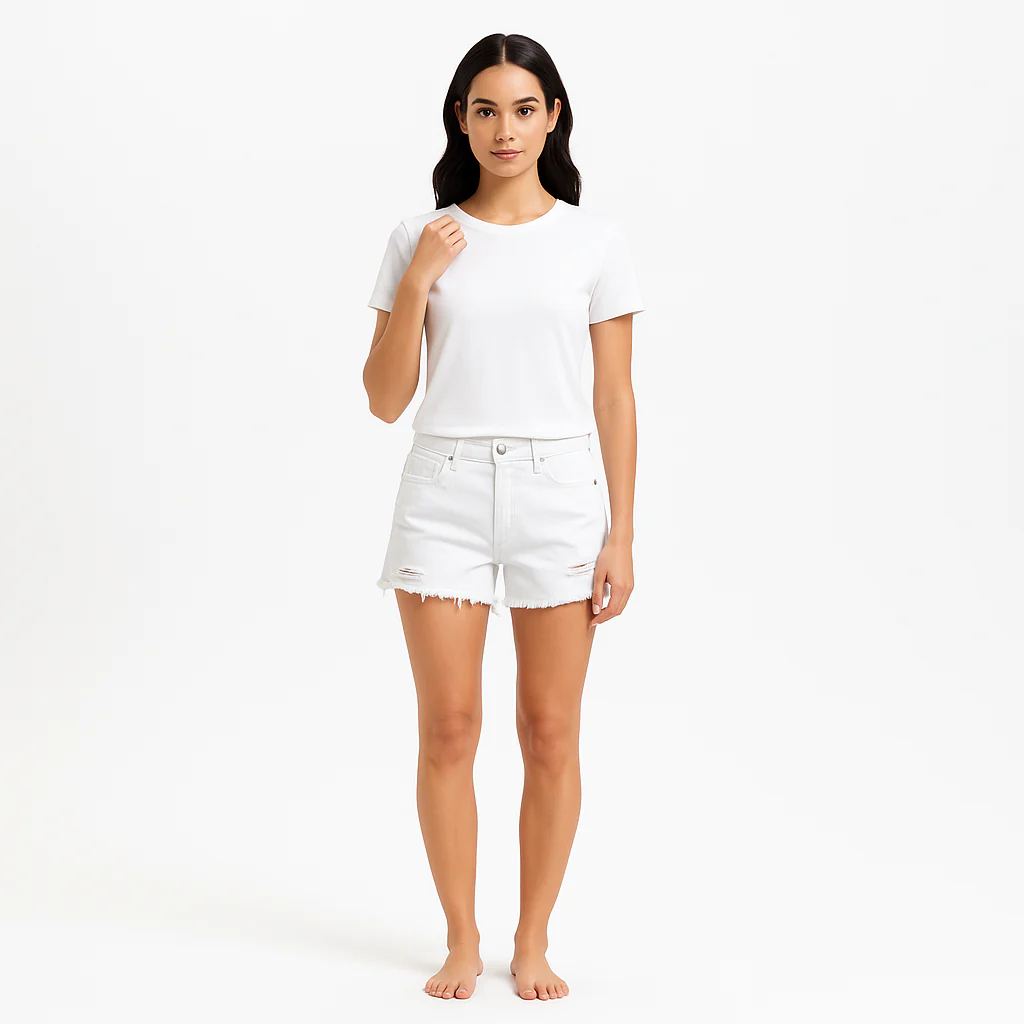 Short Le Grand Garcon - Blanc Shred