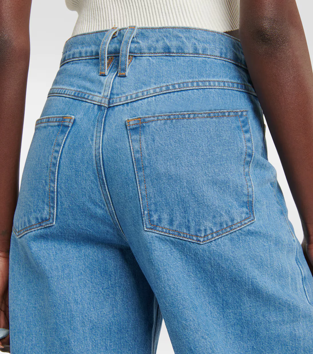 Pantalon Le High N Tight Wide Leg Raw After - Meadow - Image 5