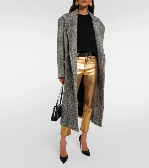 Pantalon Le High Straight - Gold Chrome - Image 6