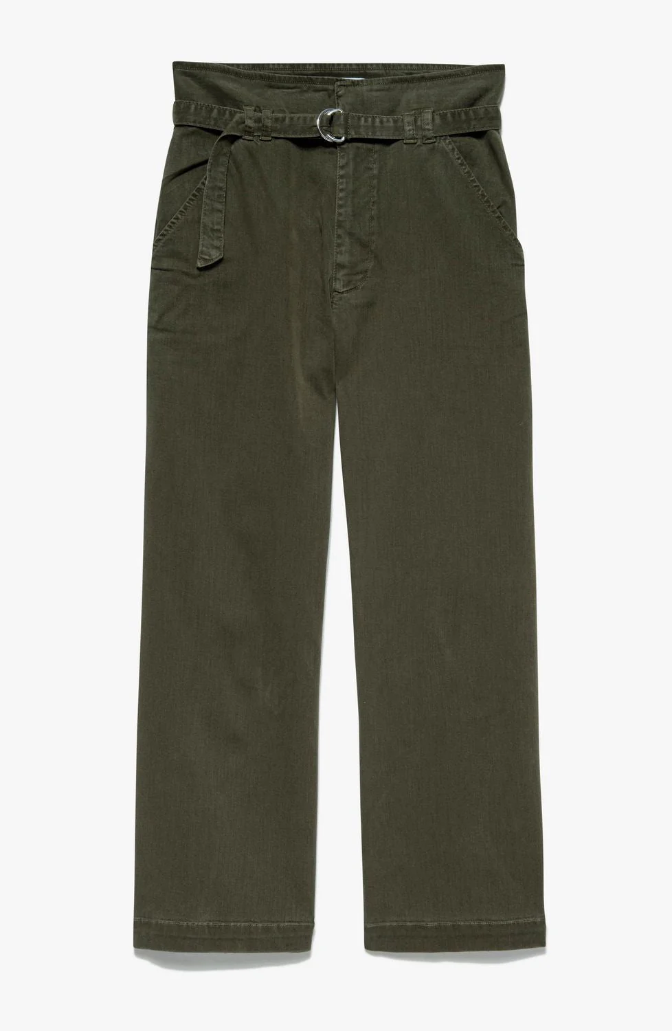 Pantalon Le Pixie Cinched Wide Leg - Military Green - Image 2
