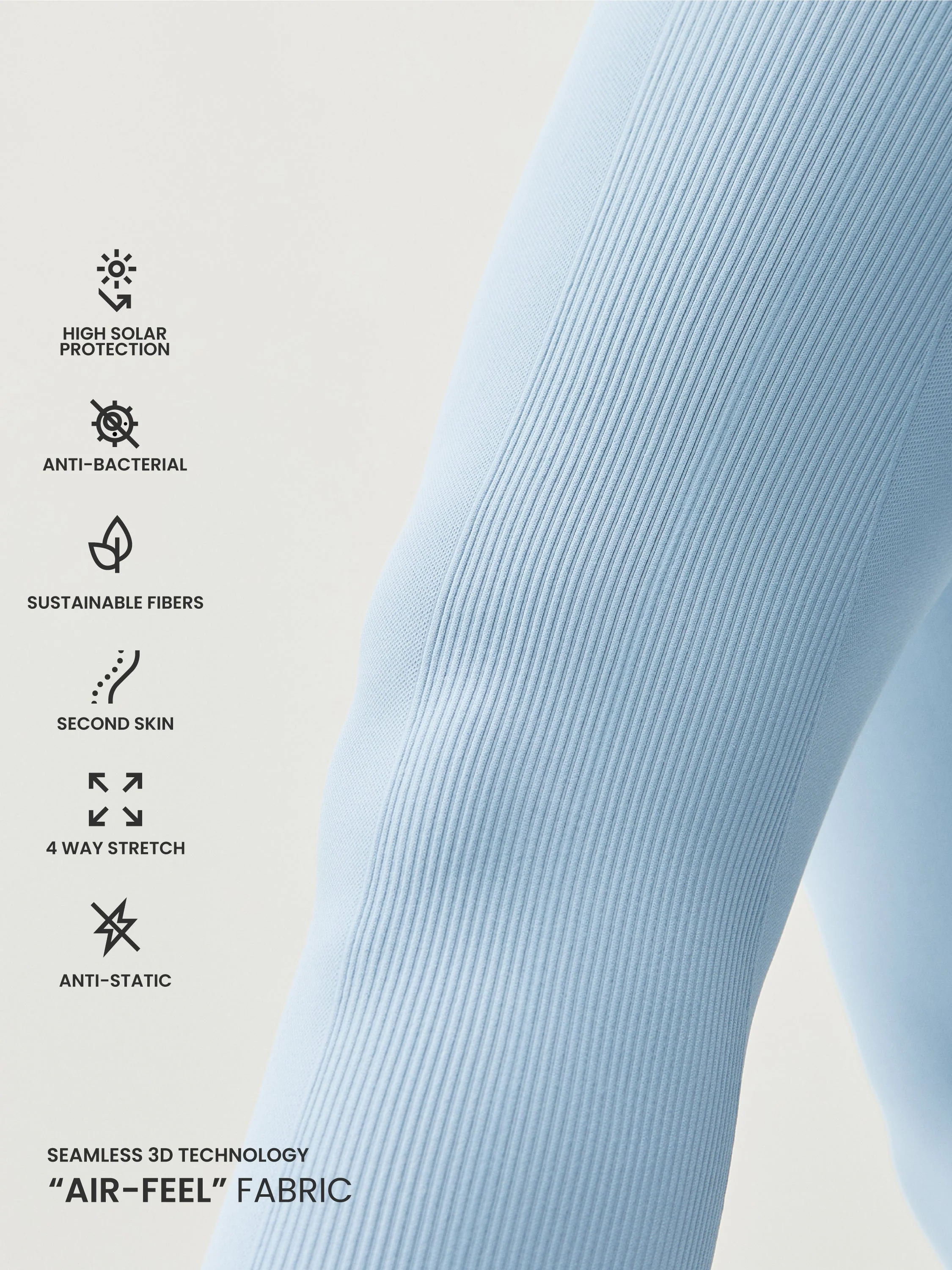 Legging Amal - Ciel Doux - Femme - Image 5