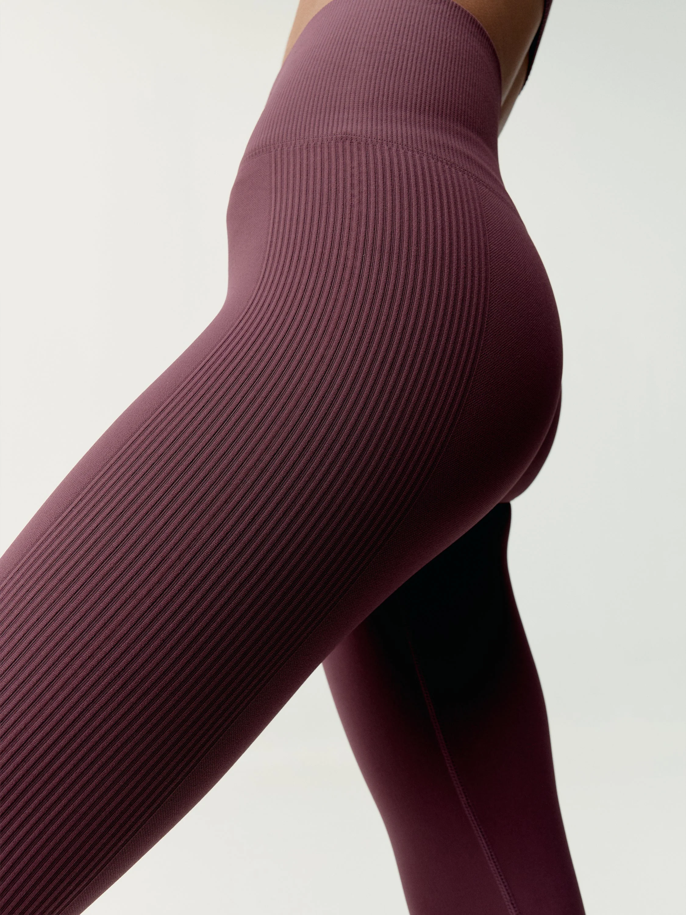 Legging Flow - Cerise Noire - Femme - Image 2