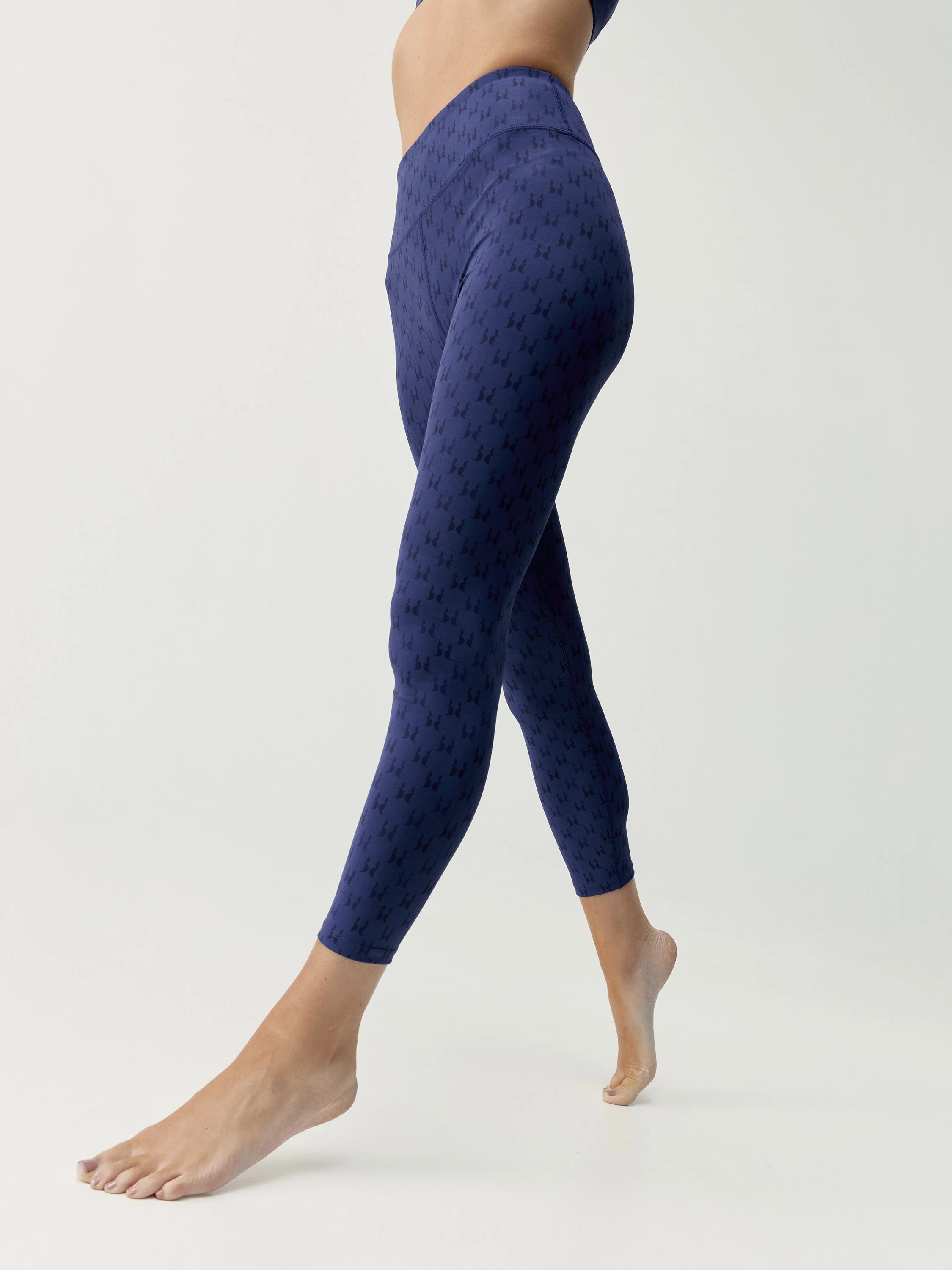 Legging Monogram Next Blue - Femme