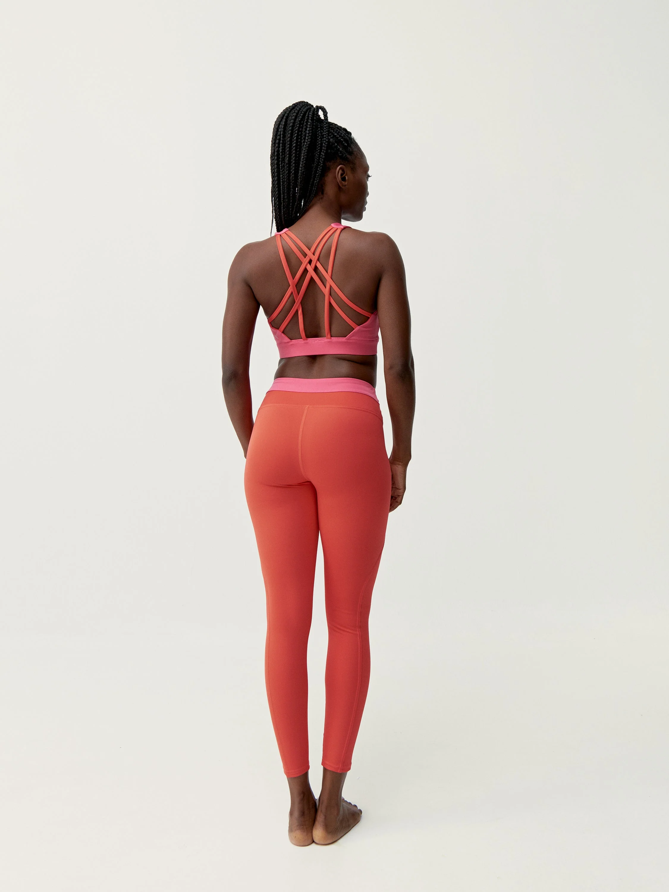 Legging Navani - Corail Brillant/Fuxia Brillant - Femme - Image 4