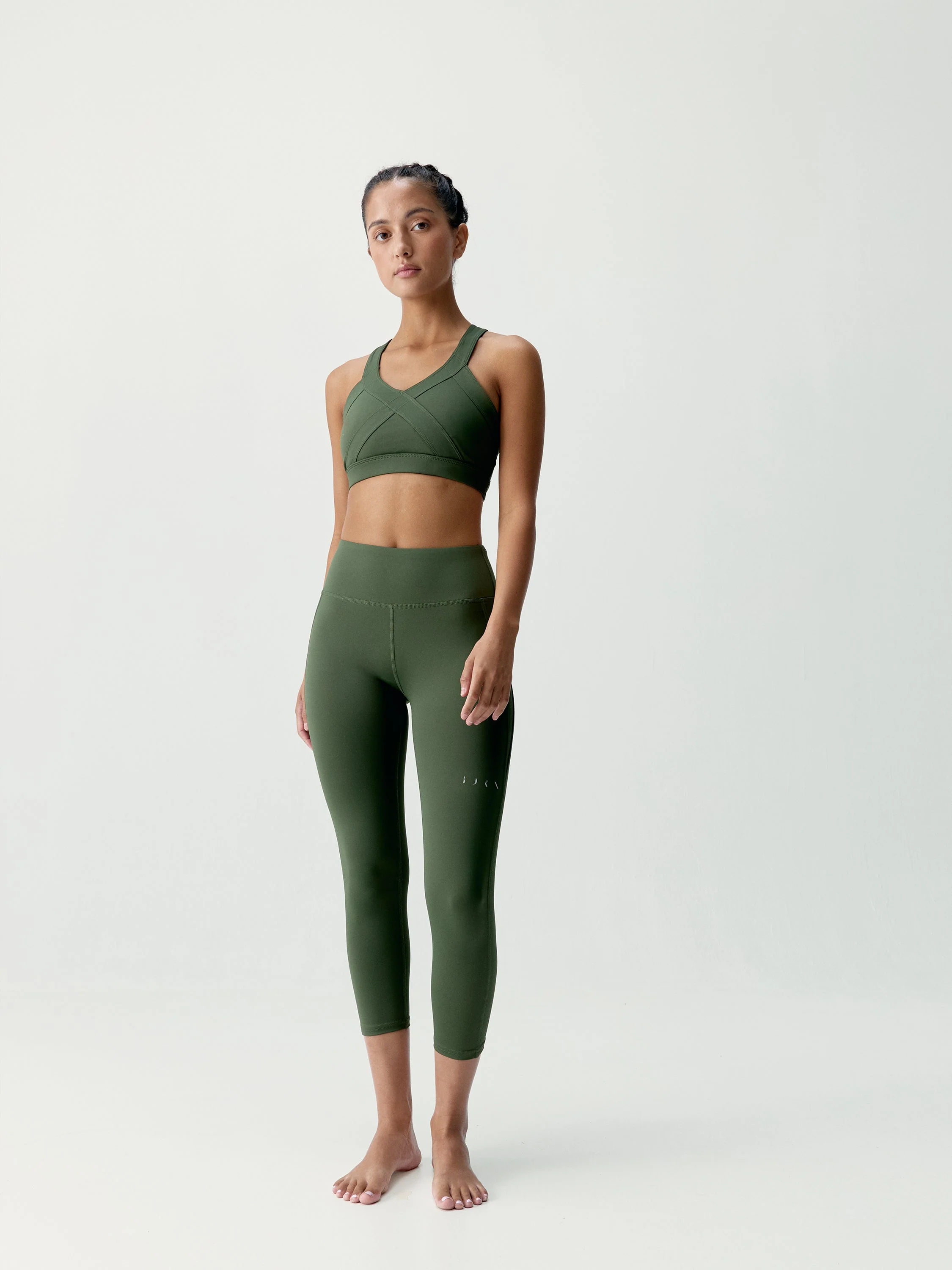 Legging Umay - Olive Foncé - Femme - Image 4