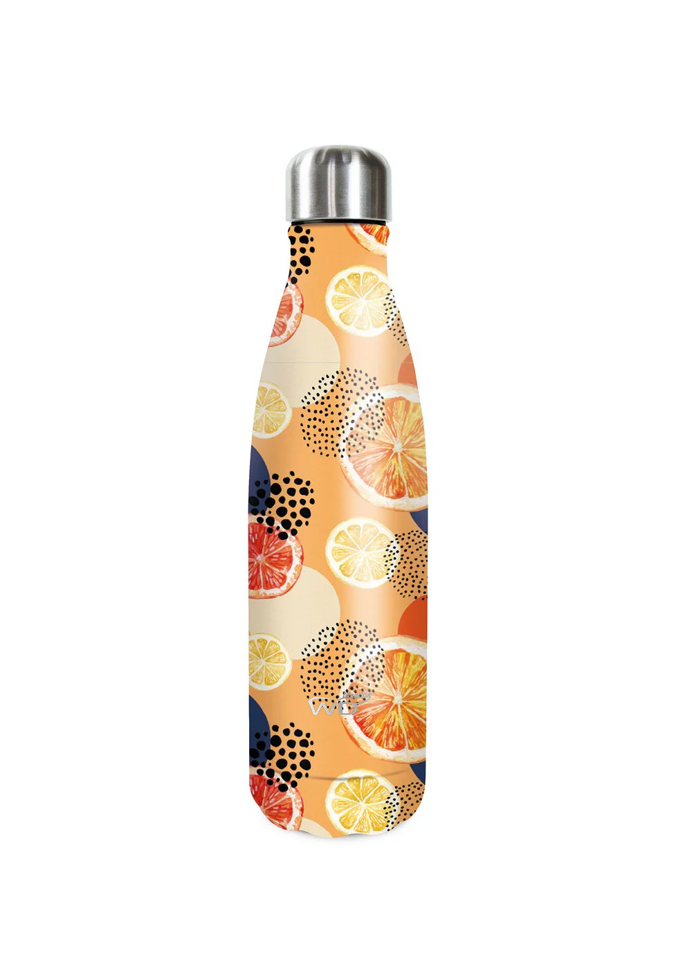 Bouteille Isotherme En Acier Inoxydable - Décor Orange - Image 2