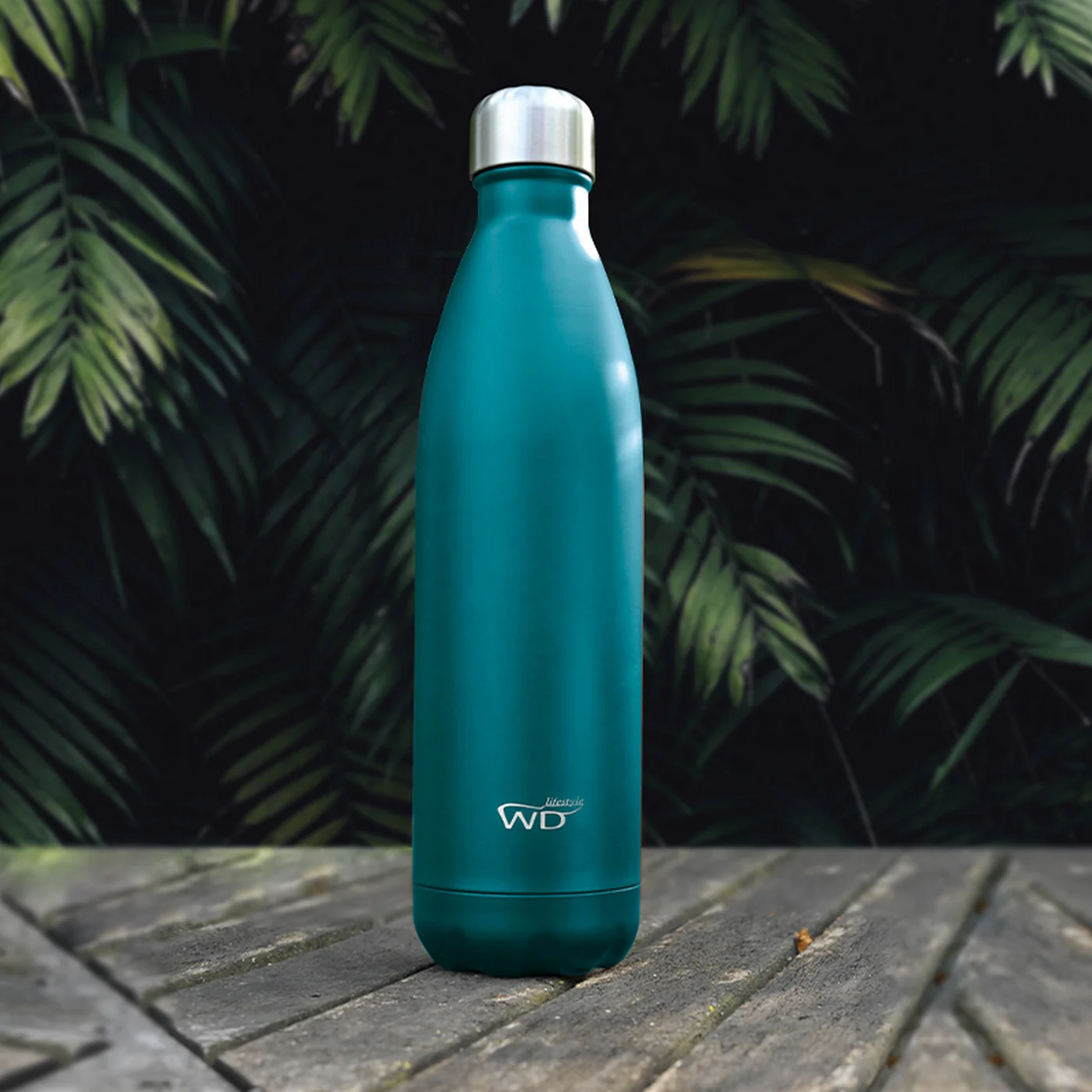 Bouteille Isotherme En Acier Inoxydable - 75cl - Pétrole