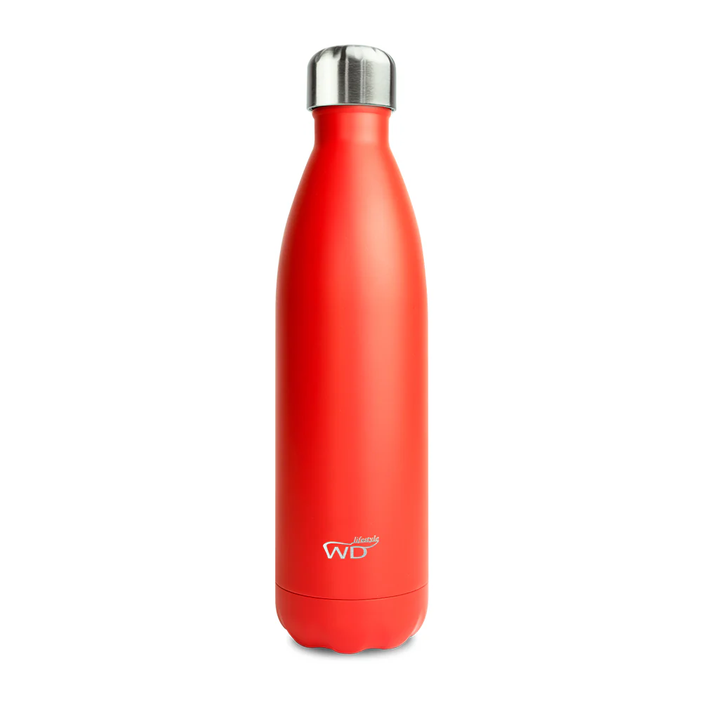 Bouteille Isotherme En Acier Inoxydable - 75cl - Rouge - Image 2
