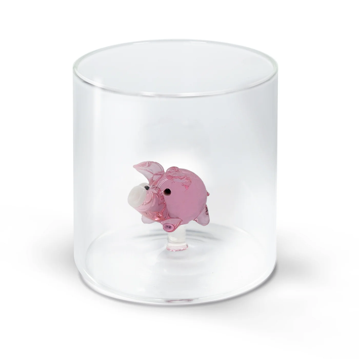 Gobelet En Verre Borosilicate - Figurine Petit Cochon - Image 2