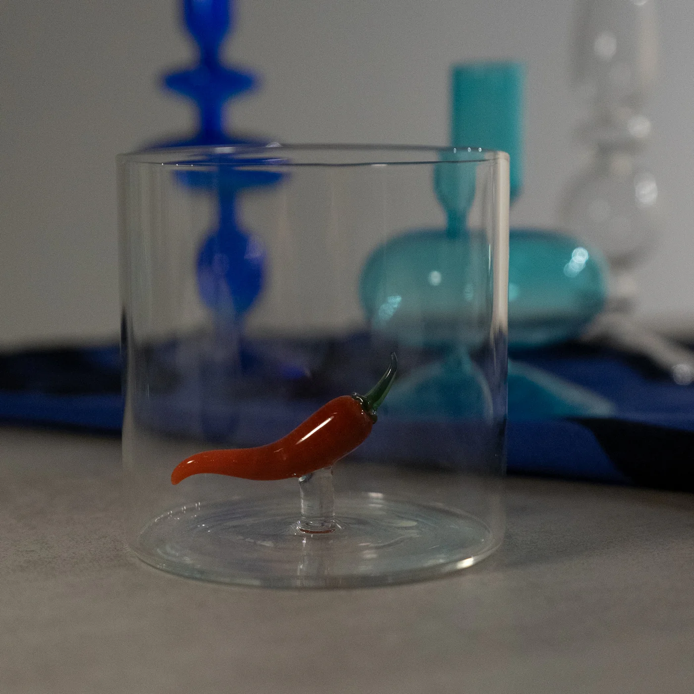 Gobelet En Verre Borosilicate - Figurine Piment