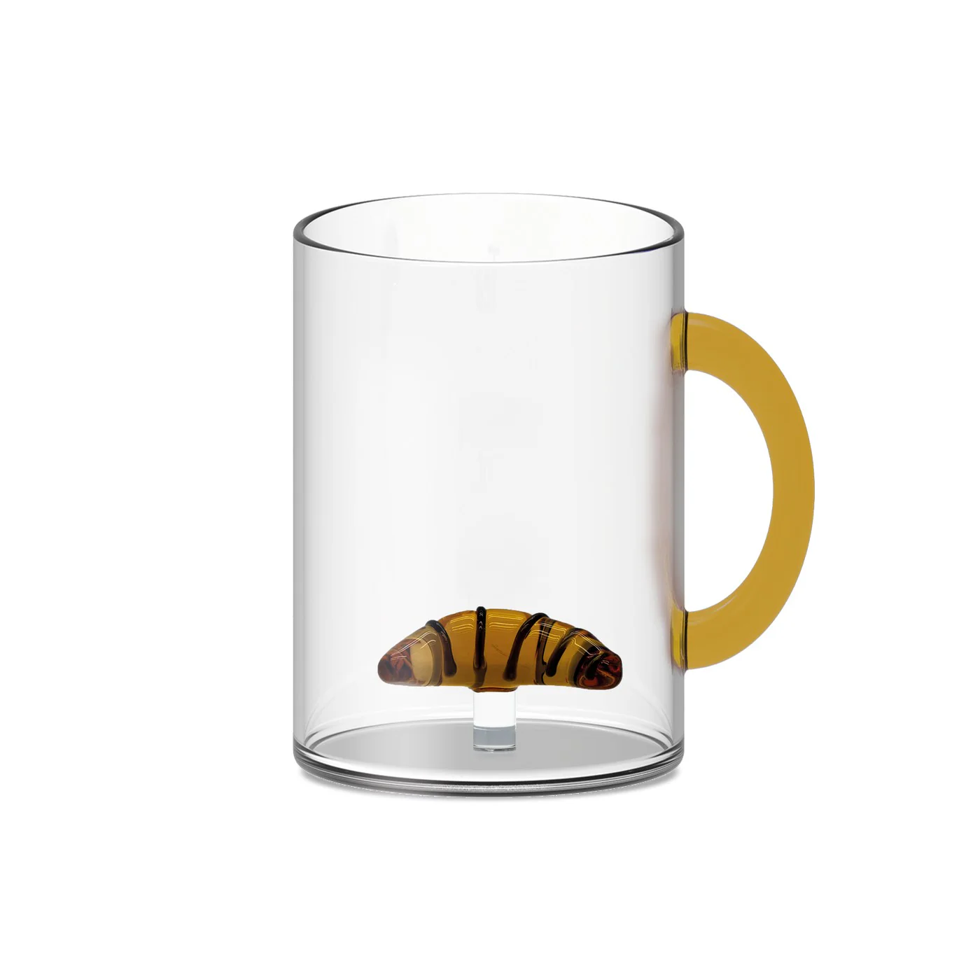 Mug En Verre Borosilicate - Figurine Croissant - Image 2