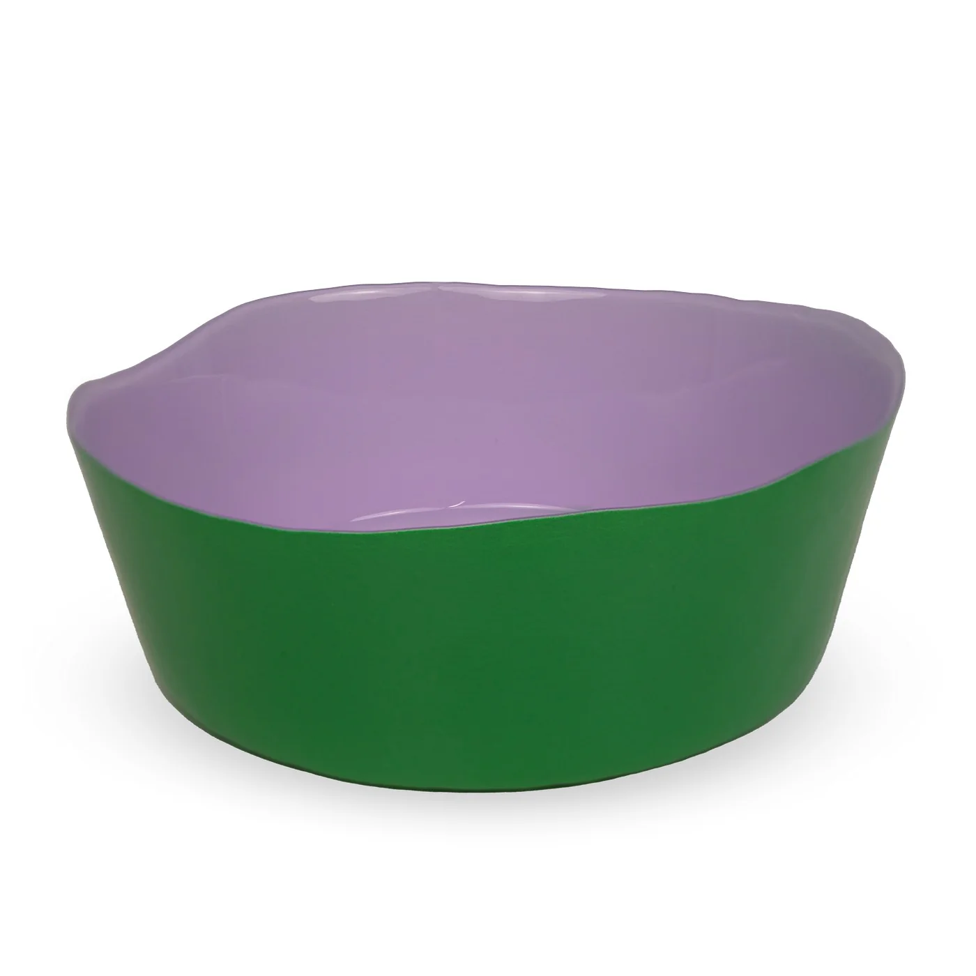 Saladier En Verre - Lilas/Vert - Image 2