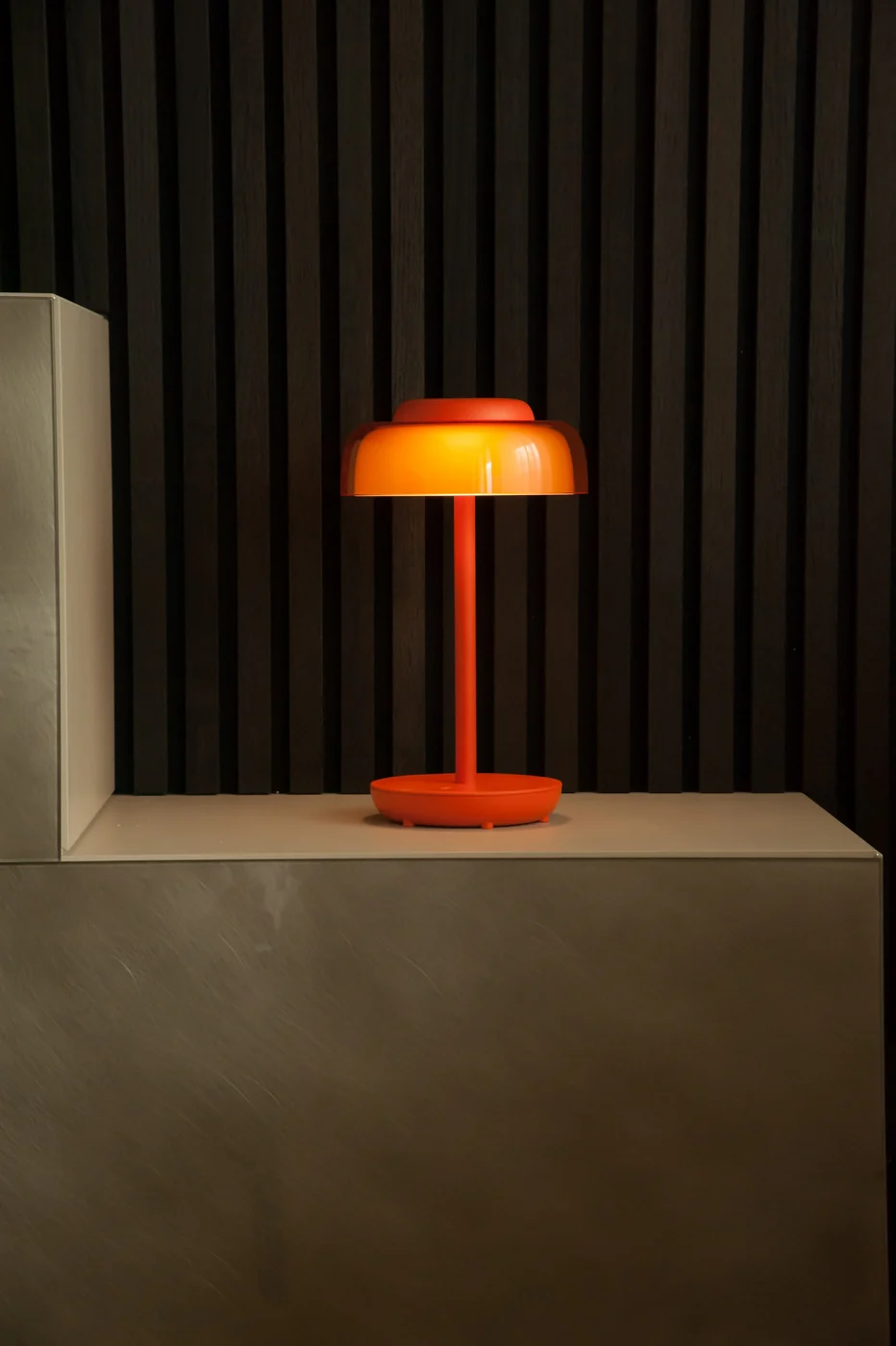 Lampe De Chevet Portable Rechargeable Via Port Usb - Orange