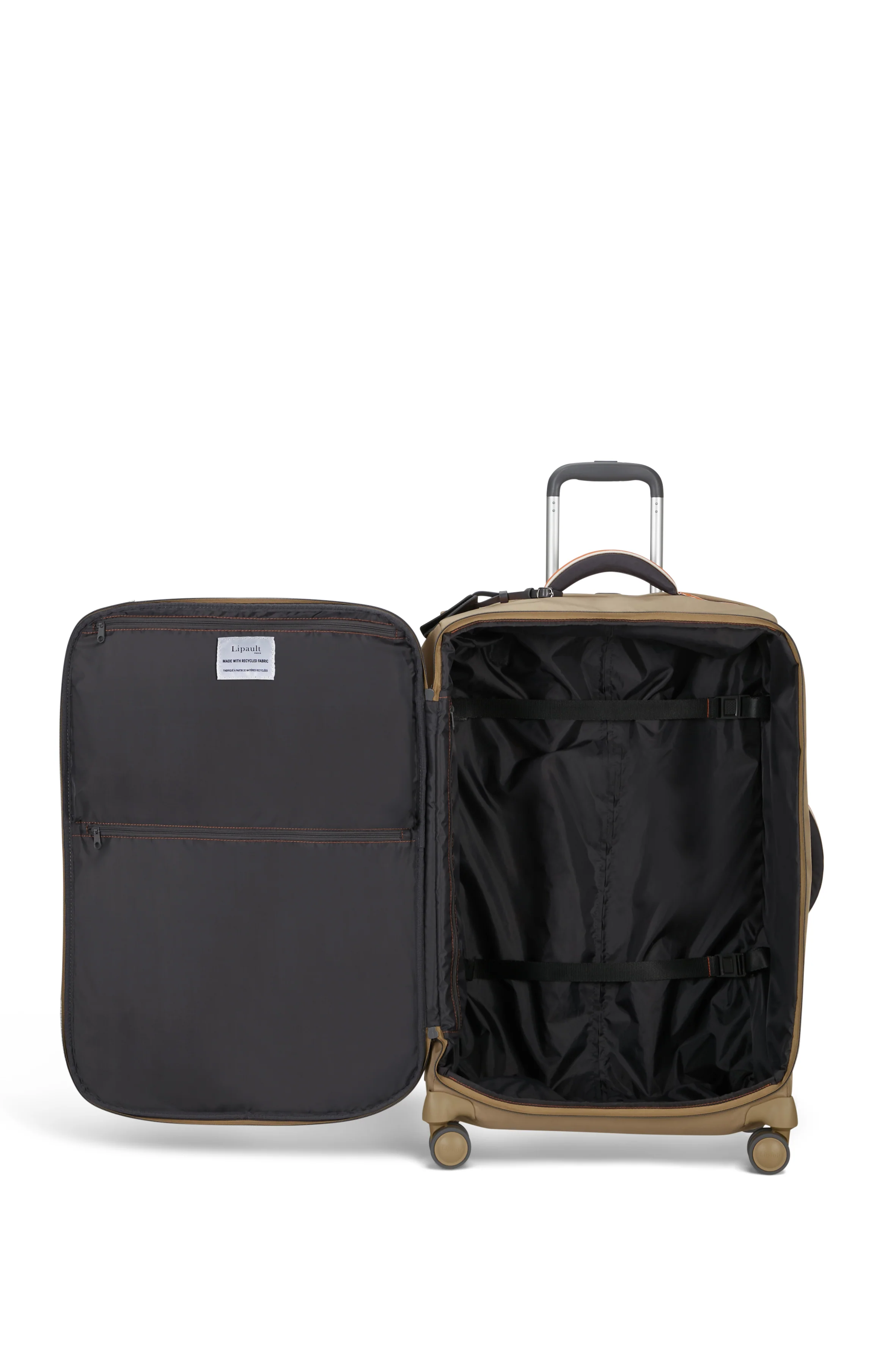 Valise Long Séjour 4 Roues Plume - Beige - Image 4