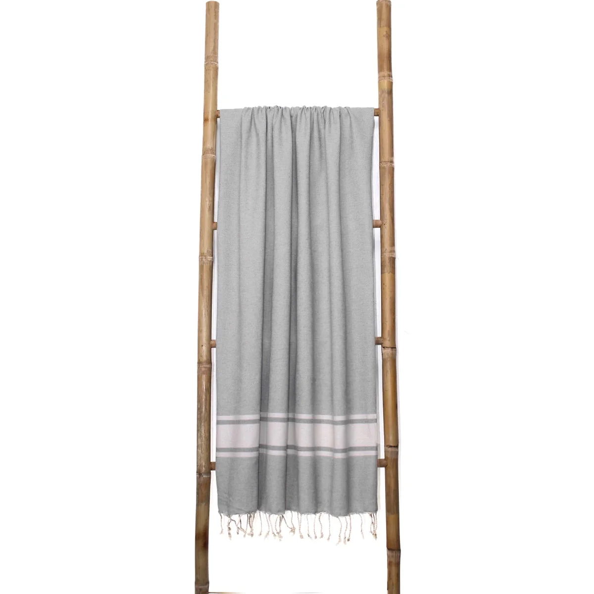 Lot De 2 Foutas Xxl Malibu - Gris Perle - Coton - Image 4