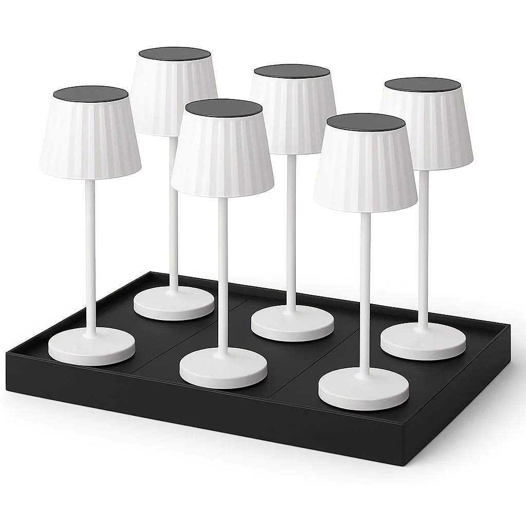 Lampe De Table Sans Fil - 6X Abby White