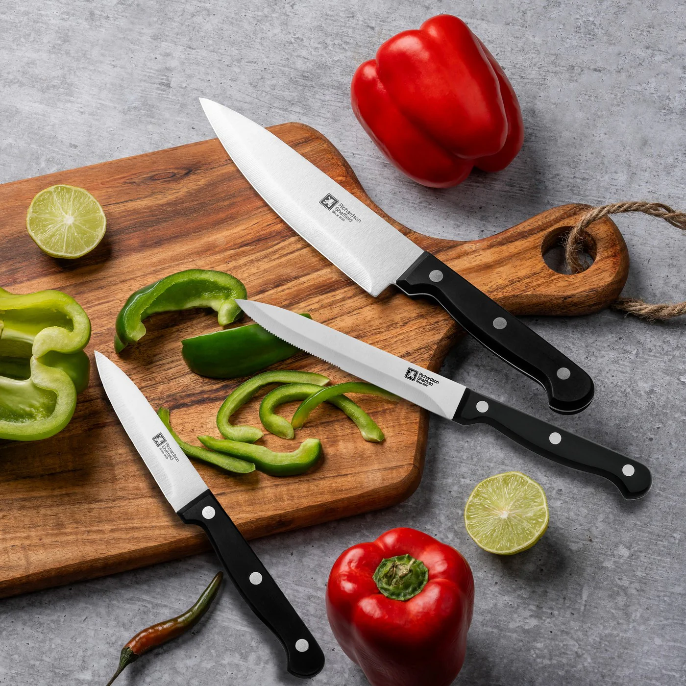 Artisan - Set 3 Couteaux De Cuisine
