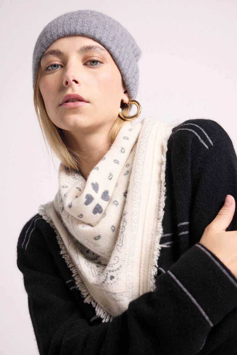 Bonnet - Gris Fonce - Image 2