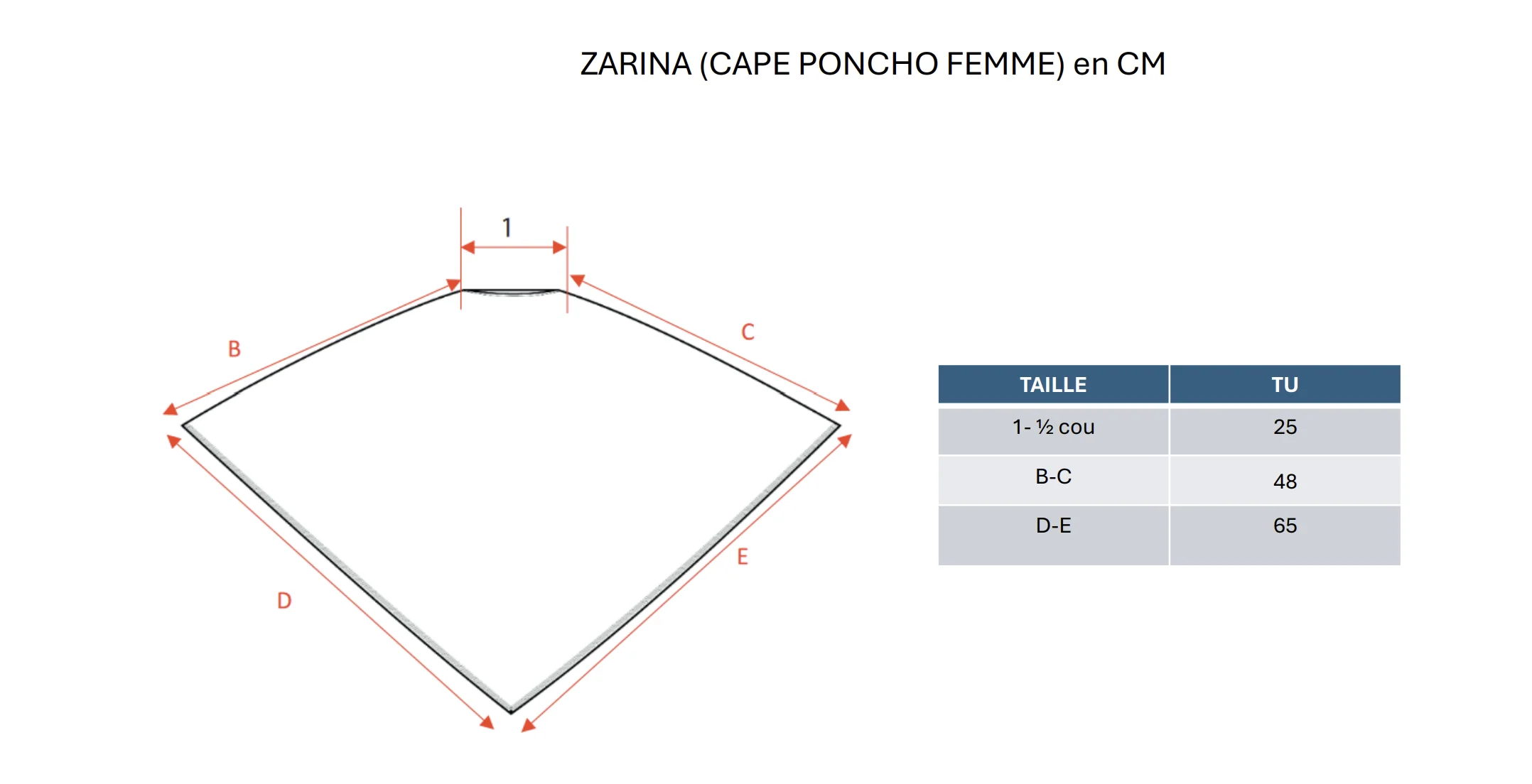 Cape Poncho Zarina - Noir - Image 9