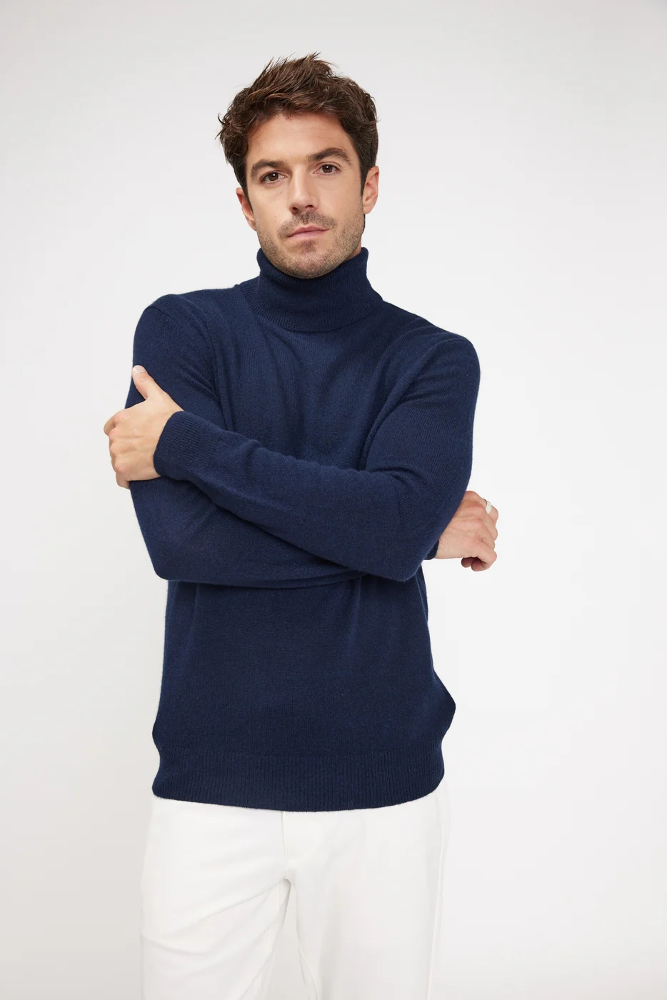 Pull Col Roule Zach - Bleu Marine - Image 3