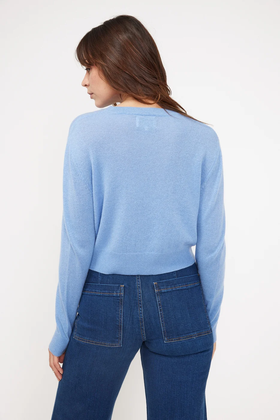 Pull Boxy Zia - Bleu Ciel - Image 3