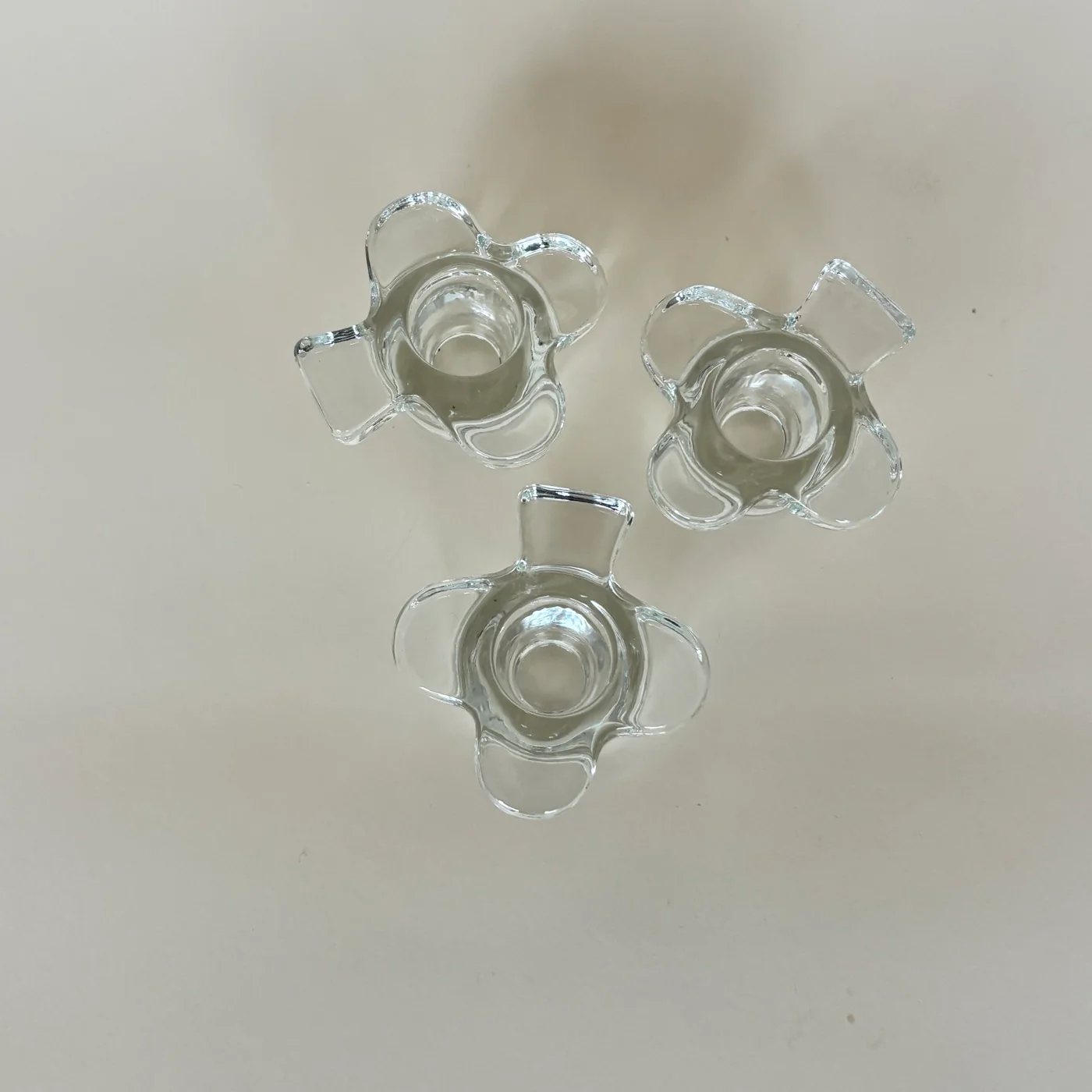 Ensemble De 3 Bougeoirs Forme Trèfle - Image 2