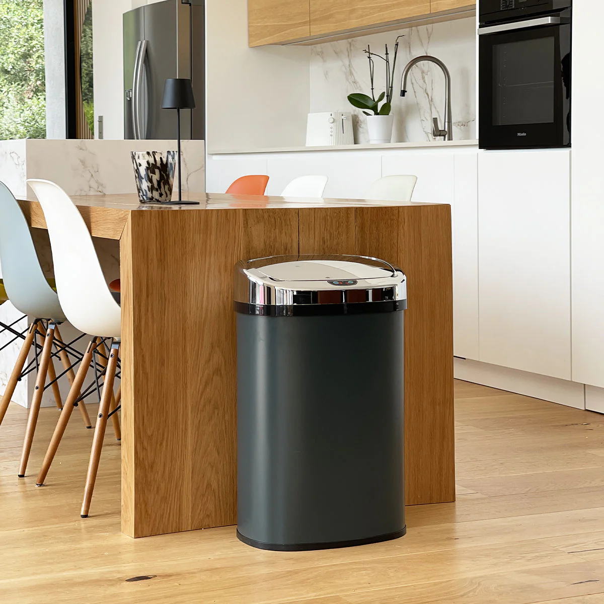 Poubelle Automatique Majestic 58L - Gris