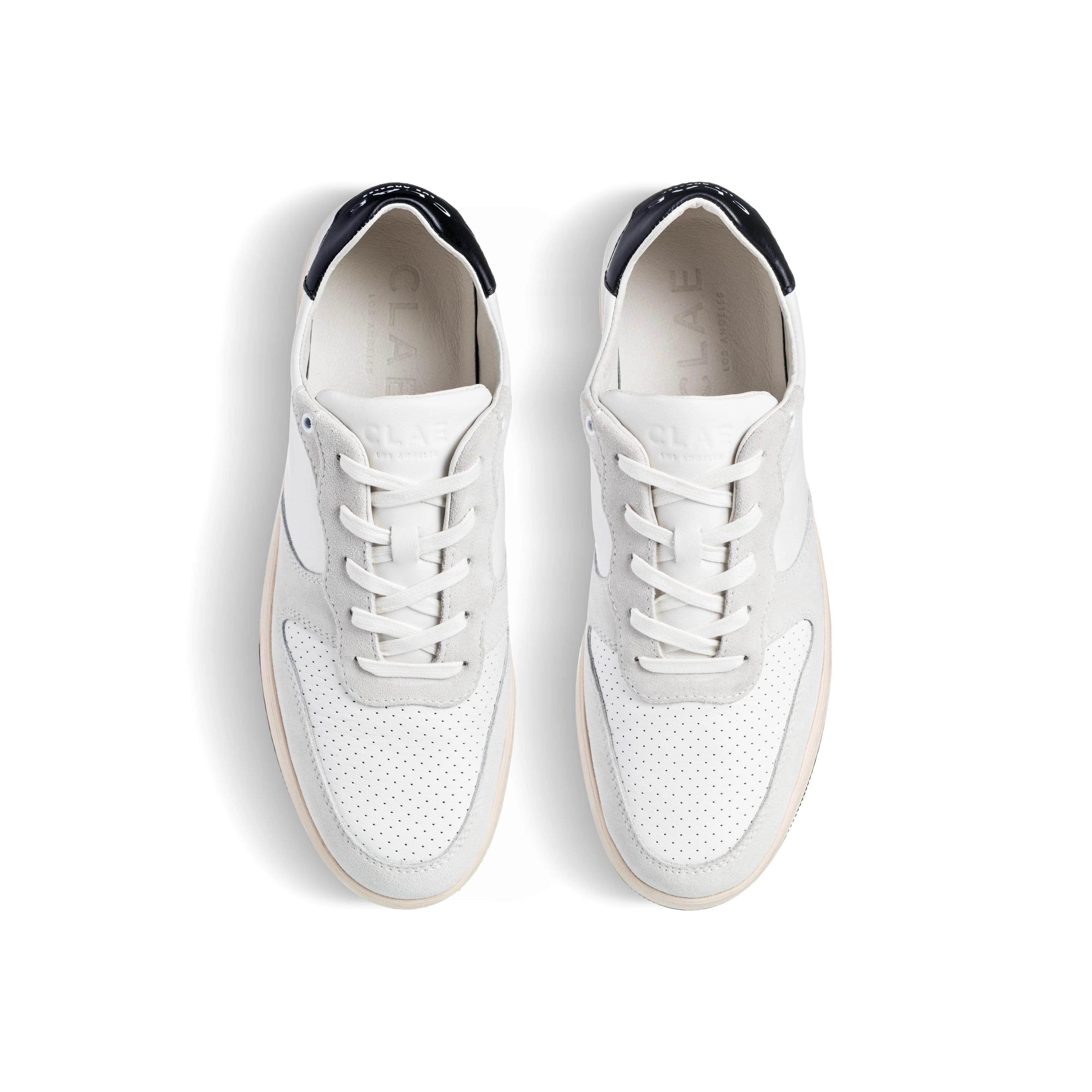 Basket Malone - White Leather Black - Image 4