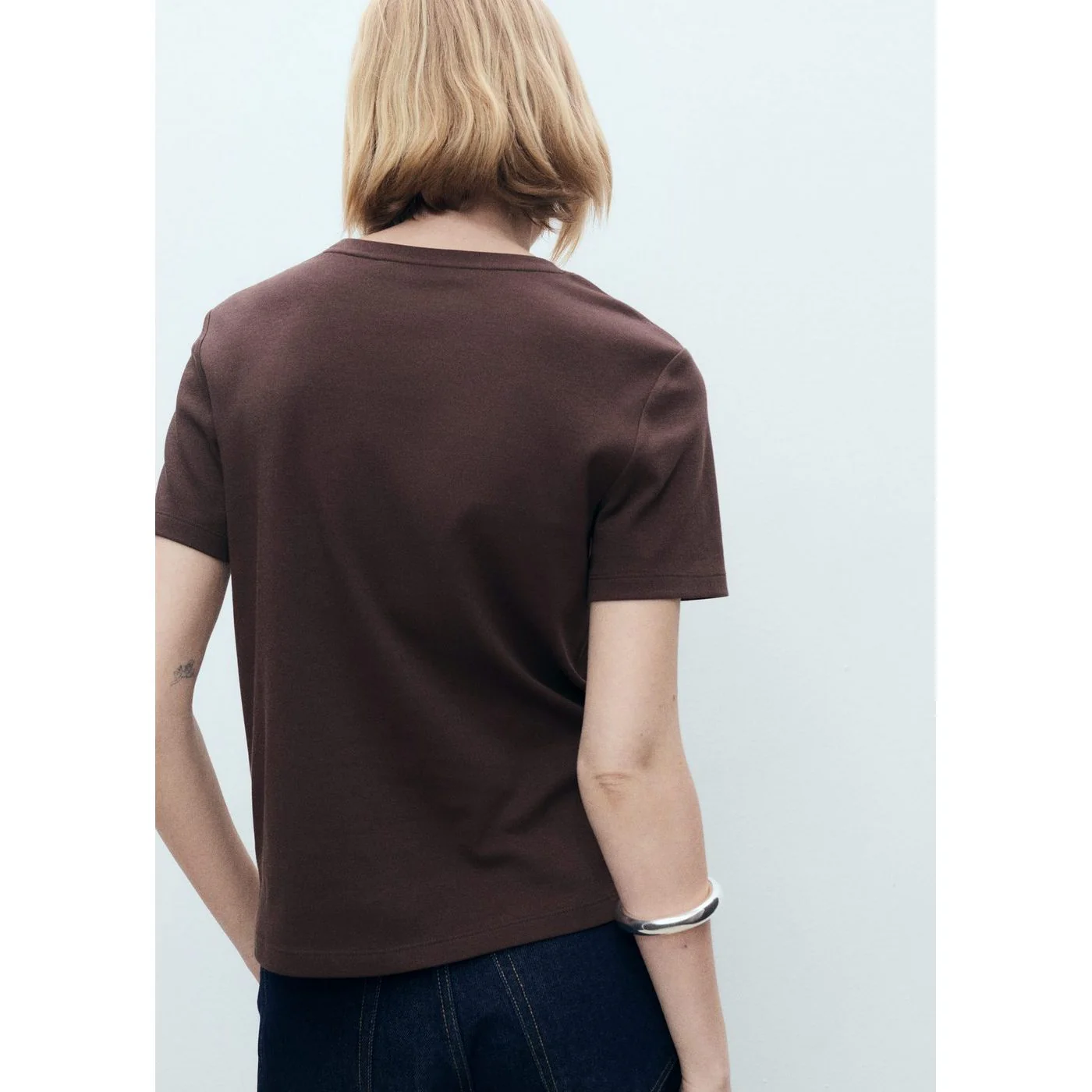 T-Shirt Rita - Chocolat - Image 3