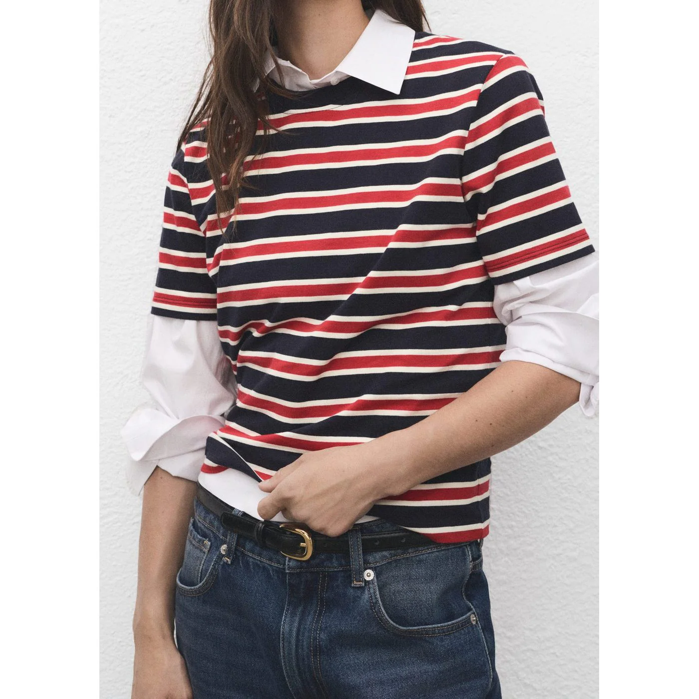 T-Shirt Jasmin - Bleu Marine - Image 5