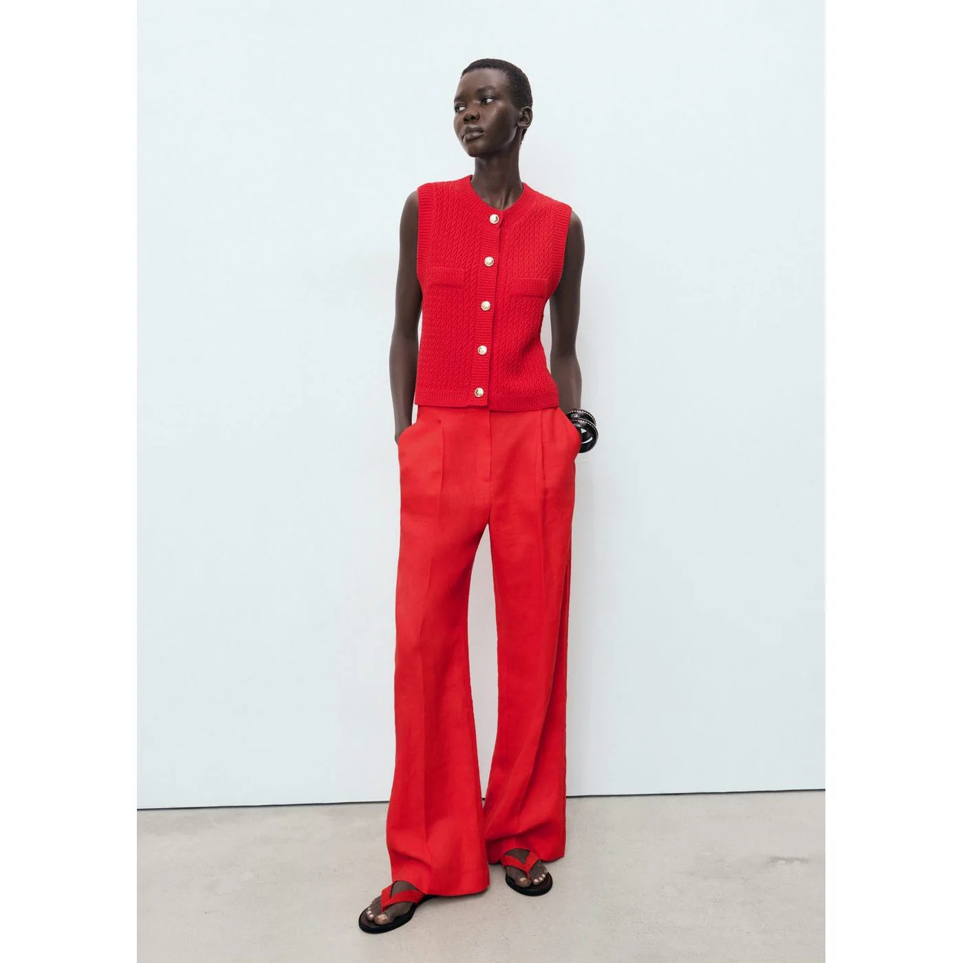 Gilet Winneba - Rouge