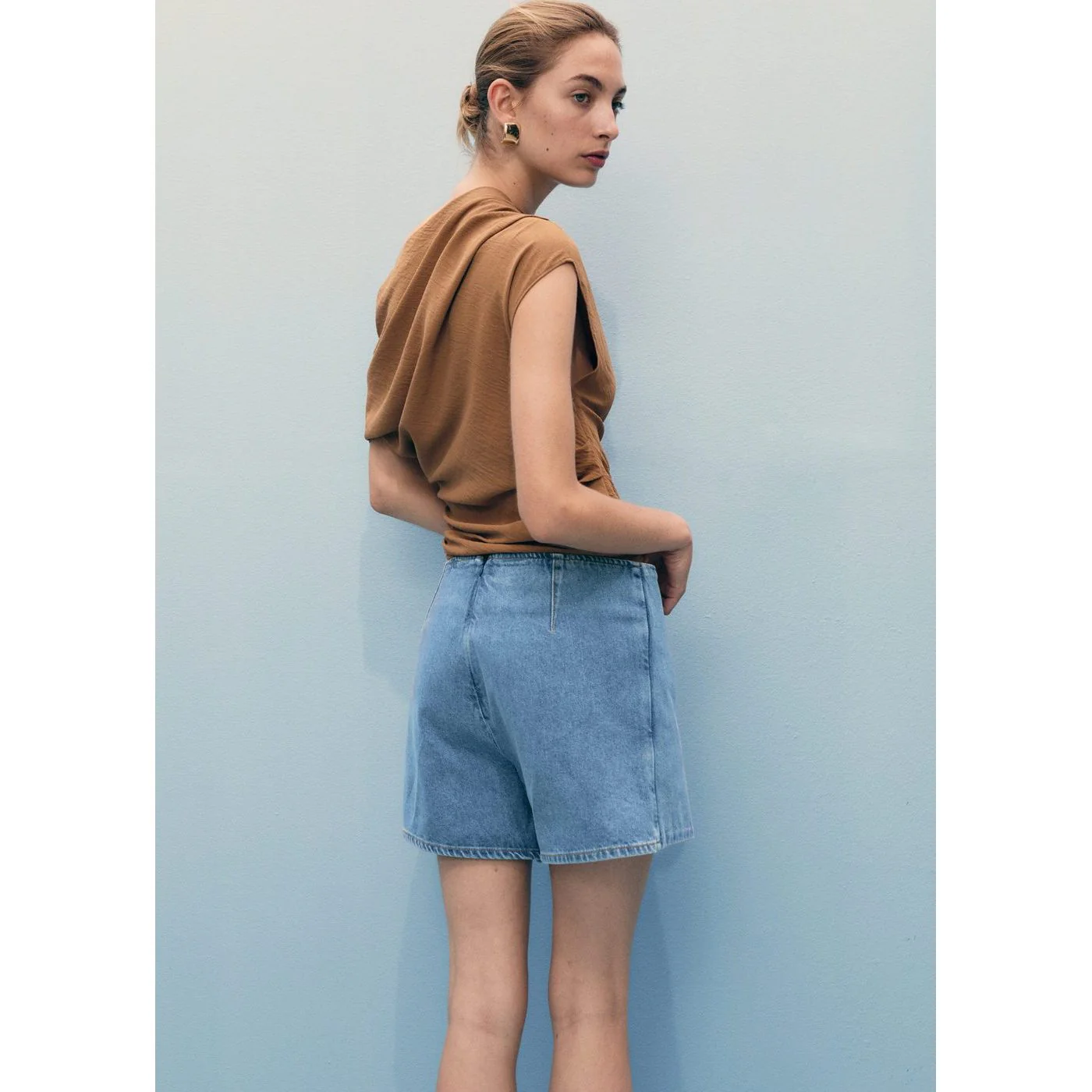 Short Skort - Bleu Moyen - Image 3