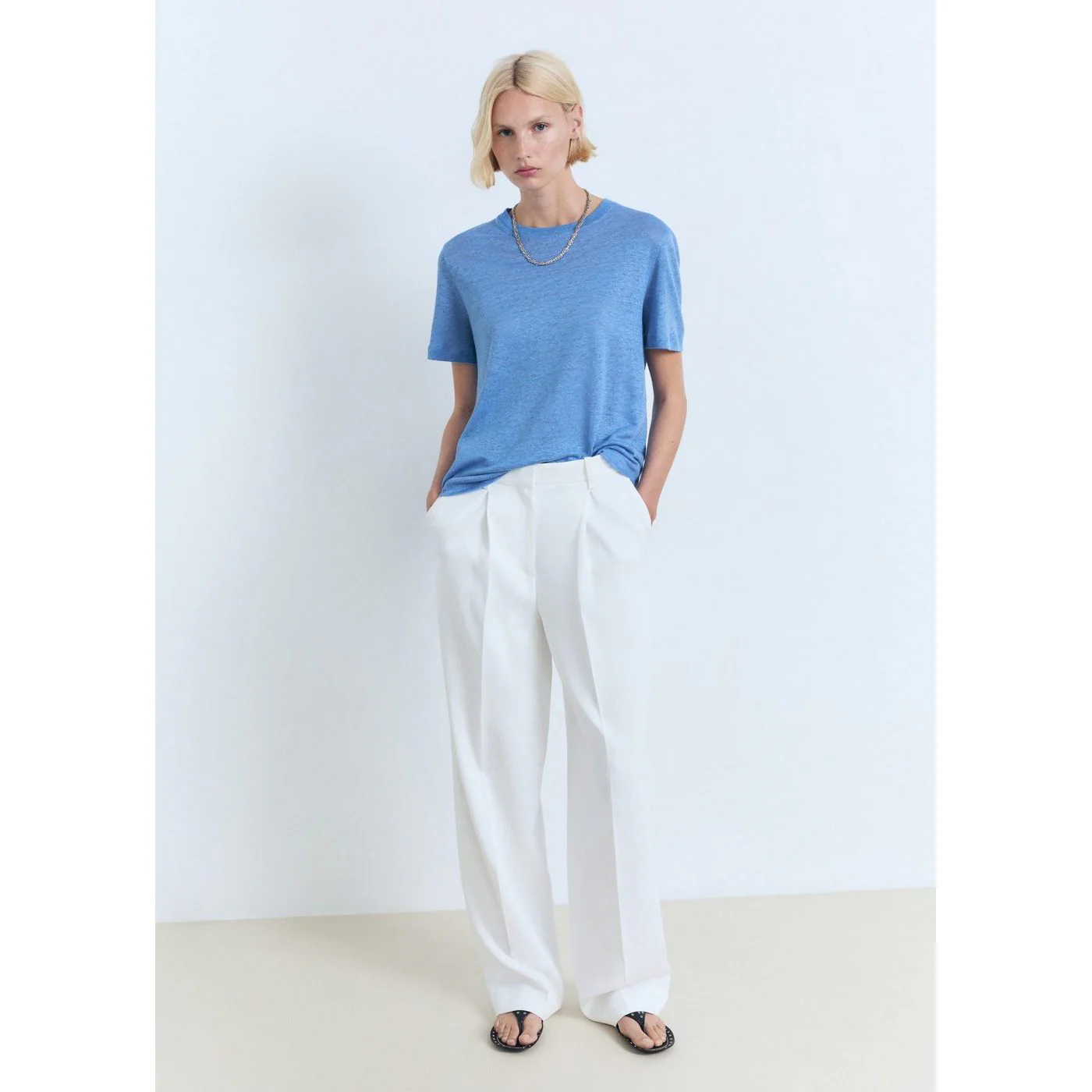 T-Shirt Lenu - Bleu Ciel