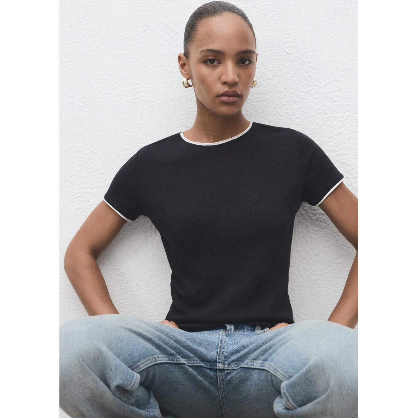 T-Shirt Jane - Bleu Marine - Image 5