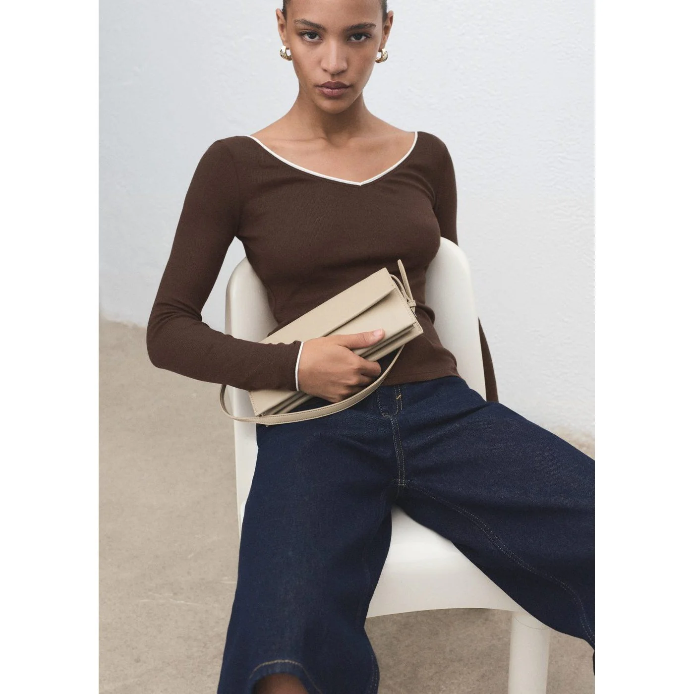 T-Shirt Janet - Brun - Image 5