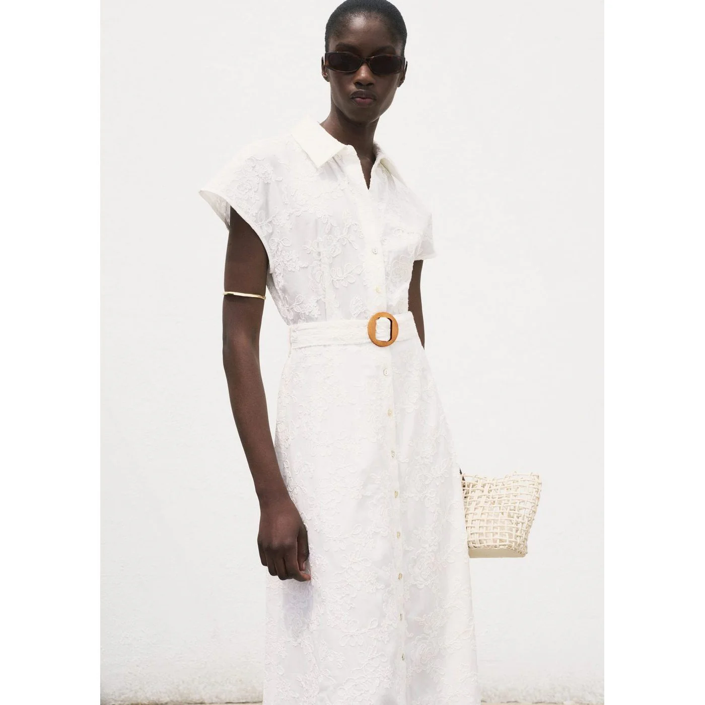 Robe Sarita - Blanc - Image 2