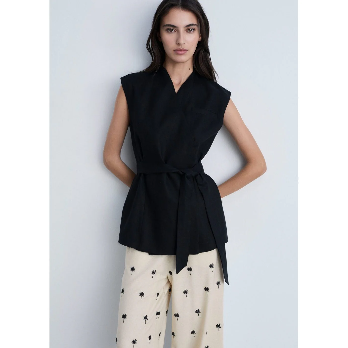 Pantalon Palm-A - Beige - Image 4