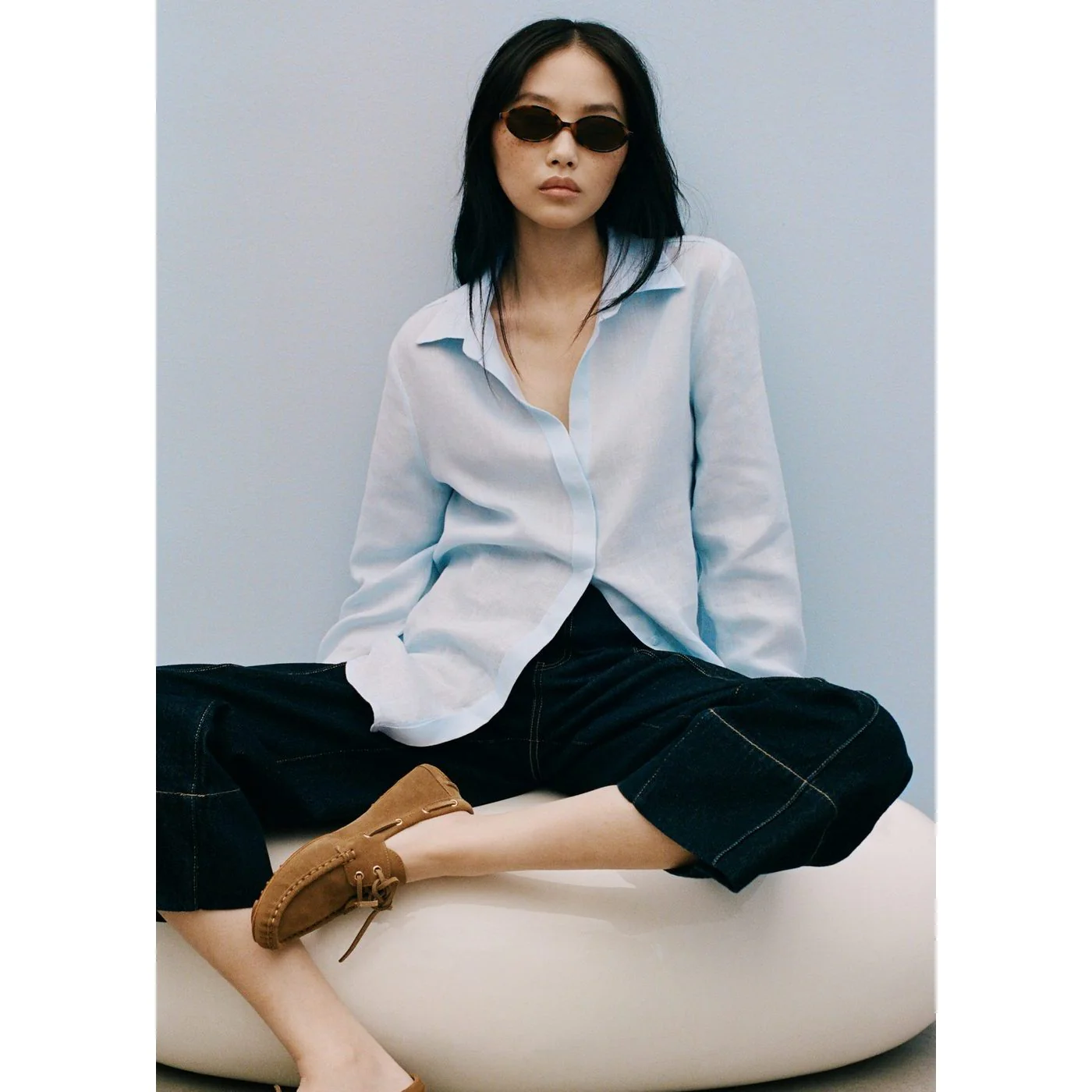 Chemise Samara - Bleu Ciel - Image 9