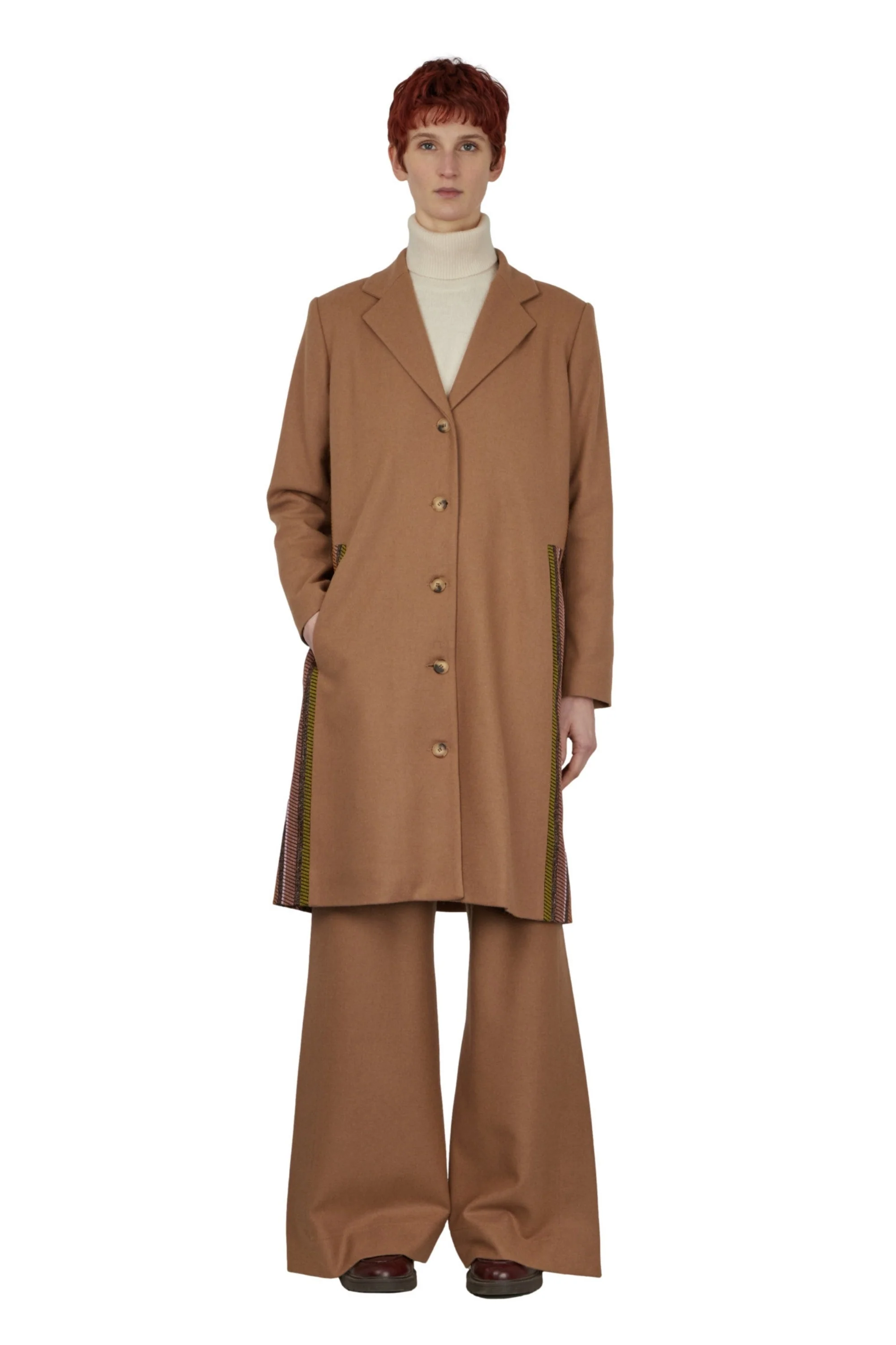 Manteau Droit À Empiècements - Image 3