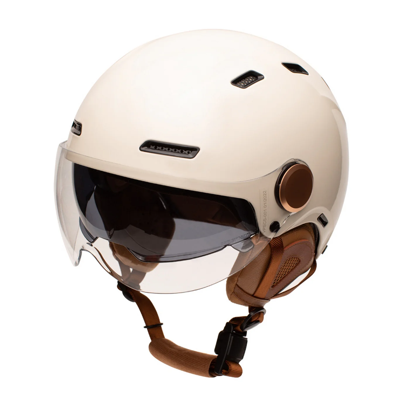 Casque Jet Cadence E-Bike - Cream