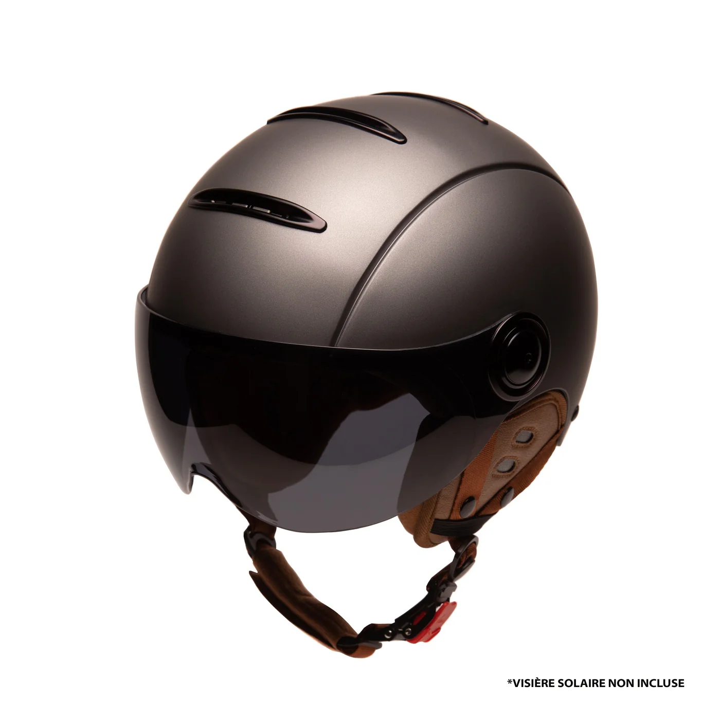 Casque Jet Tandem - Titan Mat-Brown - Image 3