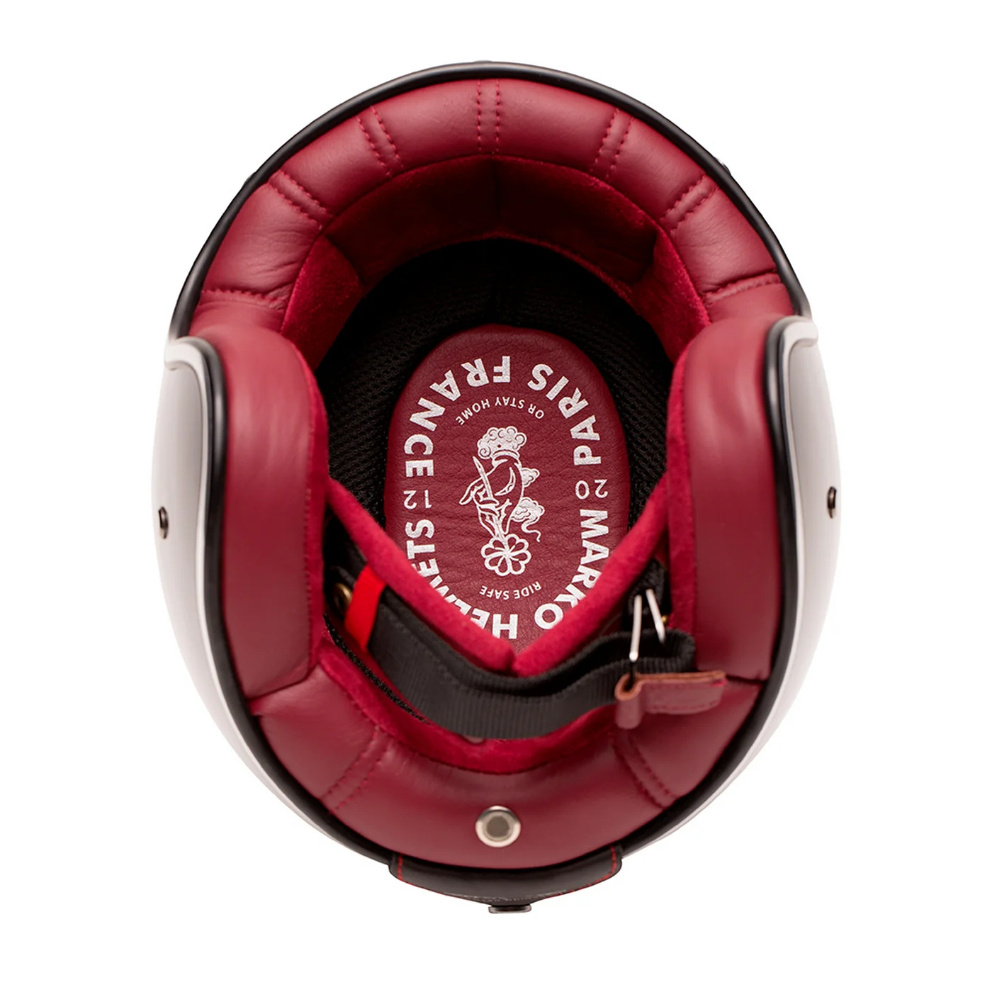 Casque Jet The Classic 22 06 - Black--Red - Image 5