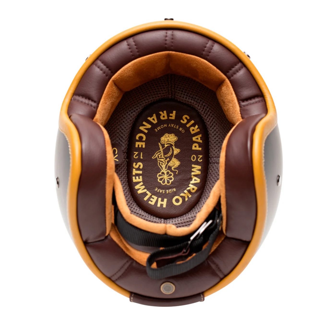 Casque Jet The Classic 22 06 - Titan Mat-Brown - Image 4