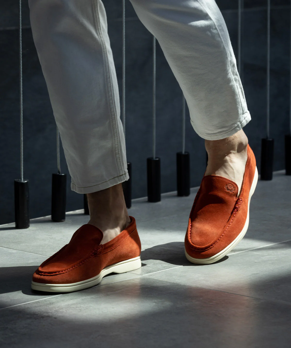 Mocassins Monaco - Rouge