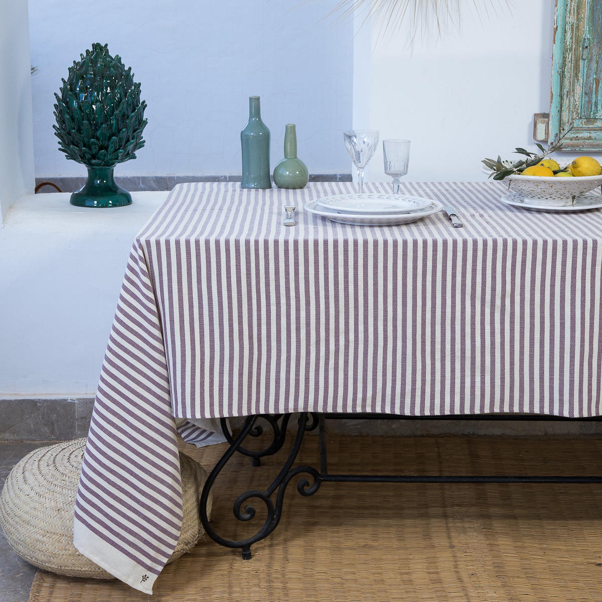 Nappe Hossegor - Prune - Coton