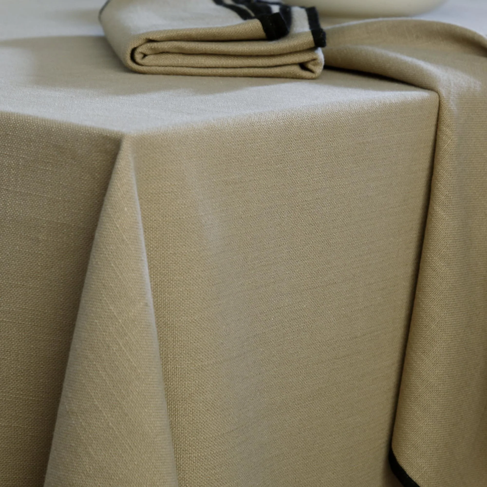 Nappe Ernest - Naturel / Noir - Lin Lavé - Image 5